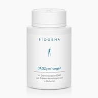 Biogena, DAOZym® vegan, Bottiglia, bianco, Con diaminossidasi (DAO) da germogli di pisello e L-glutammina