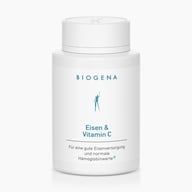 Biogena, Eisen & Vitamin C, Flasche, weiß, Für eine gute Eisenversorgung und normale Hämoglobinwerte®