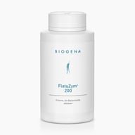 Biogena, FlatuZym® 200, Bottle, white, Enzymes that break down dietary fibre