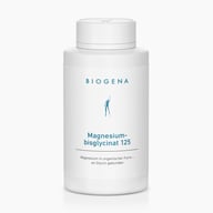 Biogena, Magnesium-bisglycinat 125, Botella, blanco, Magnesio en forma orgánica – unido a glicina