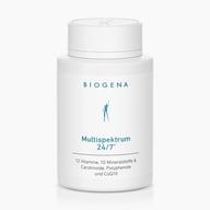 Biogena, Multispektrum 24/7®, Flasche, weiß, 12 Vitamine, 10 Mineralstoffe & Carotinoide, Polyphenole und CoQ10