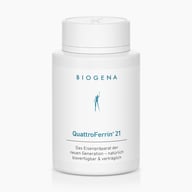 Biogena, QuattroFerrin® 21, Flasche, weiß, Das Eisenpräparat der neuen Generation – natürlich bioverfügbar & verträglich