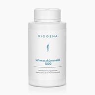 Biogena, Schwarzkümmelöl 1000, Flasche, weiß, Hochdosiertes ägyptisches Nigella-sativa-Öl in Premiumqualität