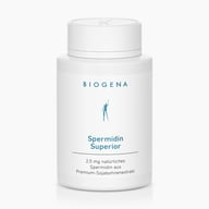 Biogena, Spermidin Superior, Botella, blanco, 2,5 mg de espermidina natural de extracto de soja premium