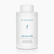 Biogena, Spirulina 400, Bottiglia, bianco, Da una tecnologia di coltivazione innovativa e a risparmio di risorse