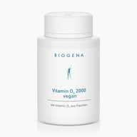 Biogena, Vitamin D₃ 2000 vegan, Flasche, weiß, Mit Vitamin D₃ aus Flechten