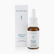 Biogena, Vitamin D₃ Tropfen, Flasche, weiß, Für eine gute Vitamin-D-Versorgung 1000 I.E./Tropfen