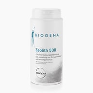Biogena, Zeolith 500, Bottiglia, bianco, Per sostenere il legame e l’eliminazione dei metalli pesanti* dall’organismo *Piombo, mercurio, cromo, cadmio, alluminio e nichel