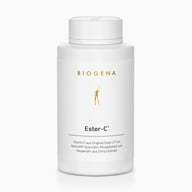 Biogena, Ester-C®, Flasche, weiß, Vitamin C aus Original Ester-C® mit Quercefit® Quercetin-Phospholipid und Hesperidin aus Citrus-Extrakt