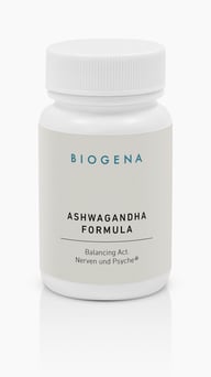 Biogena, ASHWAGANDHA FORMULA, Flasche, weiss, Ausgleichend Aktiv. Nerven und Psyche®