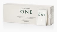 Biogena One, ONE, Carton, white, Science-based selection of 99 high-end ingredients Exclusive with Pannonian wasabi leaf powder