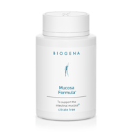 Biogena, Mucosa Formula®, Bottle, white, To support the intestinal mucosa® citrate free
