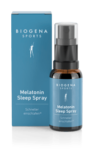 Biogena Sports, Melatonin Sleep Spray, Flasche, petrol, Schneller einschlafen®