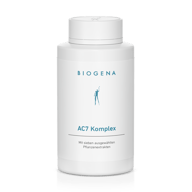Biogena, AC7 Komplex, Sticlă, alb, Cu șapte extracte vegetale selectate