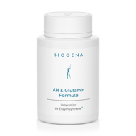 Biogena, AH & Glutamin Formula, Sticlă, alb, Susține sinteza enzimelor®