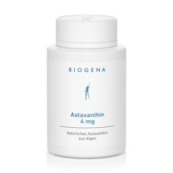Biogena, Astaxanthin 4 mg, Sticlă, alb, Astaxantină naturală din alge