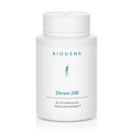 Biogena, Chrom 200, Sticlă, alb, Pentru menținerea nivelului zahărului din sânge®