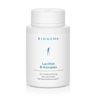 Biogena, Lecithin B-Komplex, Sticlă, alb, Pentru susținerea metabolismului normal al sistemului nervos®