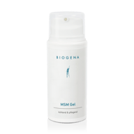 Biogena, MSM Gel, Sticlă, alb, răcoritor & îngrijitor