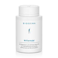 Biogena, M-Formula®, Sticlă, alb, Cu magneziu și vitamina B2 activă pentru susținerea metabolismului energetic și a sistemului nervos®