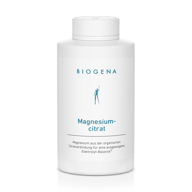 Biogena, Magnesium-citrat, Sticlă, alb, Magneziu din compusul organic de citrat pentru un echilibru electrolitic echilibrat®