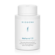 Biogena, MoFerrin® 21, Sticlă, alb, Primul fier vegetal cu biodisponibilitate ridicată și tolerabilitate bună