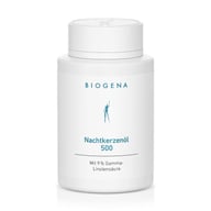 Biogena, Nachtkerzenöl 500, Sticlă, alb, Cu 9 % acid gamma-linolenic