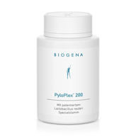 Biogena, PyloPlex® 200, Sticlă, alb, Cu tulpină specială brevetată de Lactobacillus reuteri