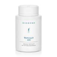 Biogena, Weihrauch 400, Sticlă, alb, Tămâie indiană cu 70 % acizi boswellici