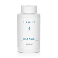 Biogena, Zink & Acerola, Sticlă, alb, Pentru susținerea apărării organismului®