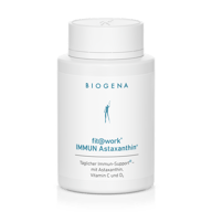 Biogena, fit@work® IMMUN Astaxanthin®, Sticlă, alb, Suport imunitar zilnic® – cu astaxantină, vitamina C și D3