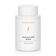 Biogena, Coenzym Q10 active, Sticlă, alb, Ubiquinol 30 mg