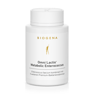 Biogena, Omni Lactis® Metabolic Enterococcus, Flasche, weiß, Enterococcus faecium kombiniert mit 5 weiteren Premium-Bakterienstämmen