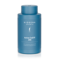 Biogena Sports, Active CoQ10 200, Sticlă, petrol, Coenzima Q10 cu doză mare în formă de ubichinol activată