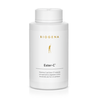 Biogena, Ester-C®, Bottiglia, bianco, Vitamina C da Ester-C® originale con quercetina vegetale e rutina da estratto dei fiori di sambuco