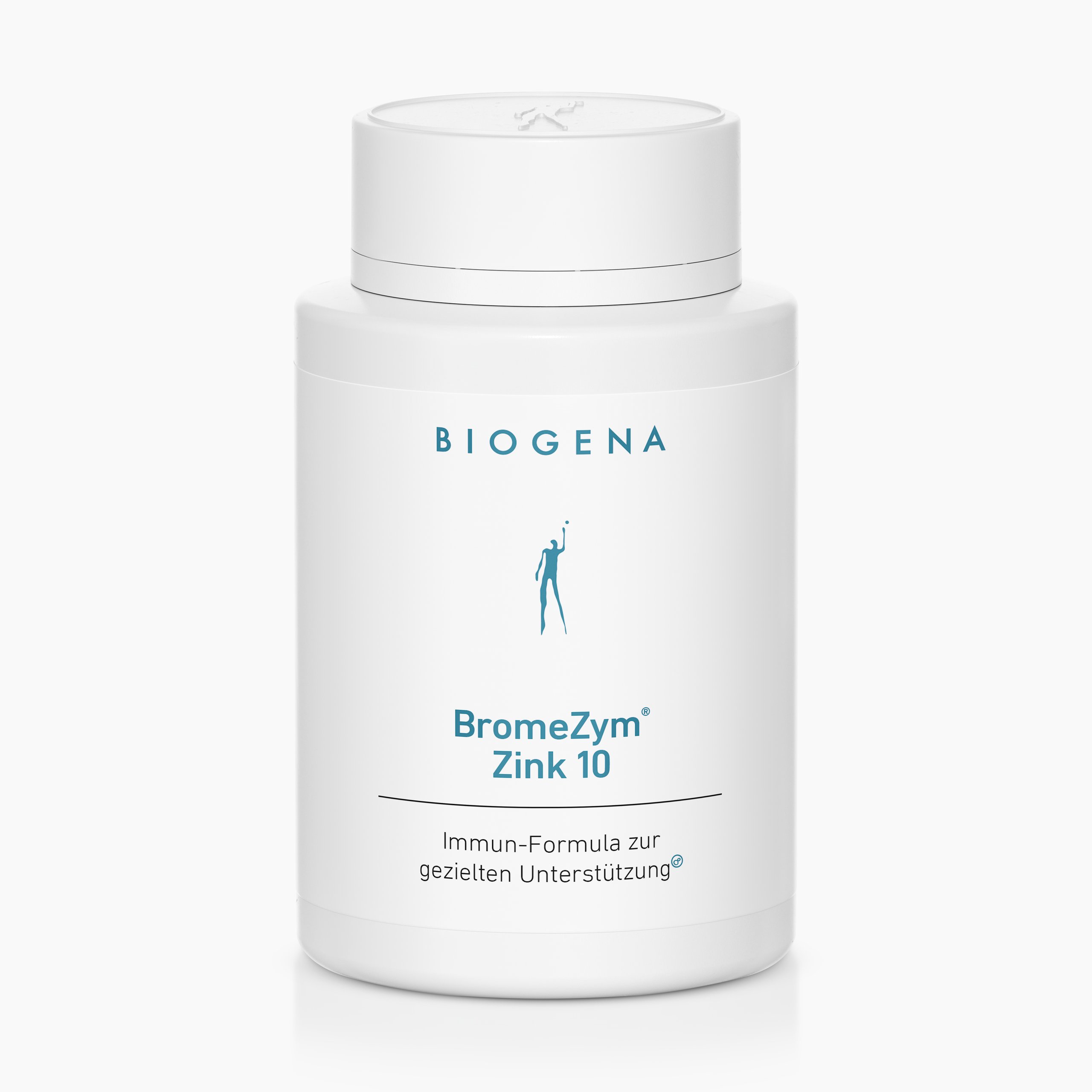 Biogena, BromeZym® Zink 10, Flasche, weiß, Immun-Formula zur gezielten Unterstützung®