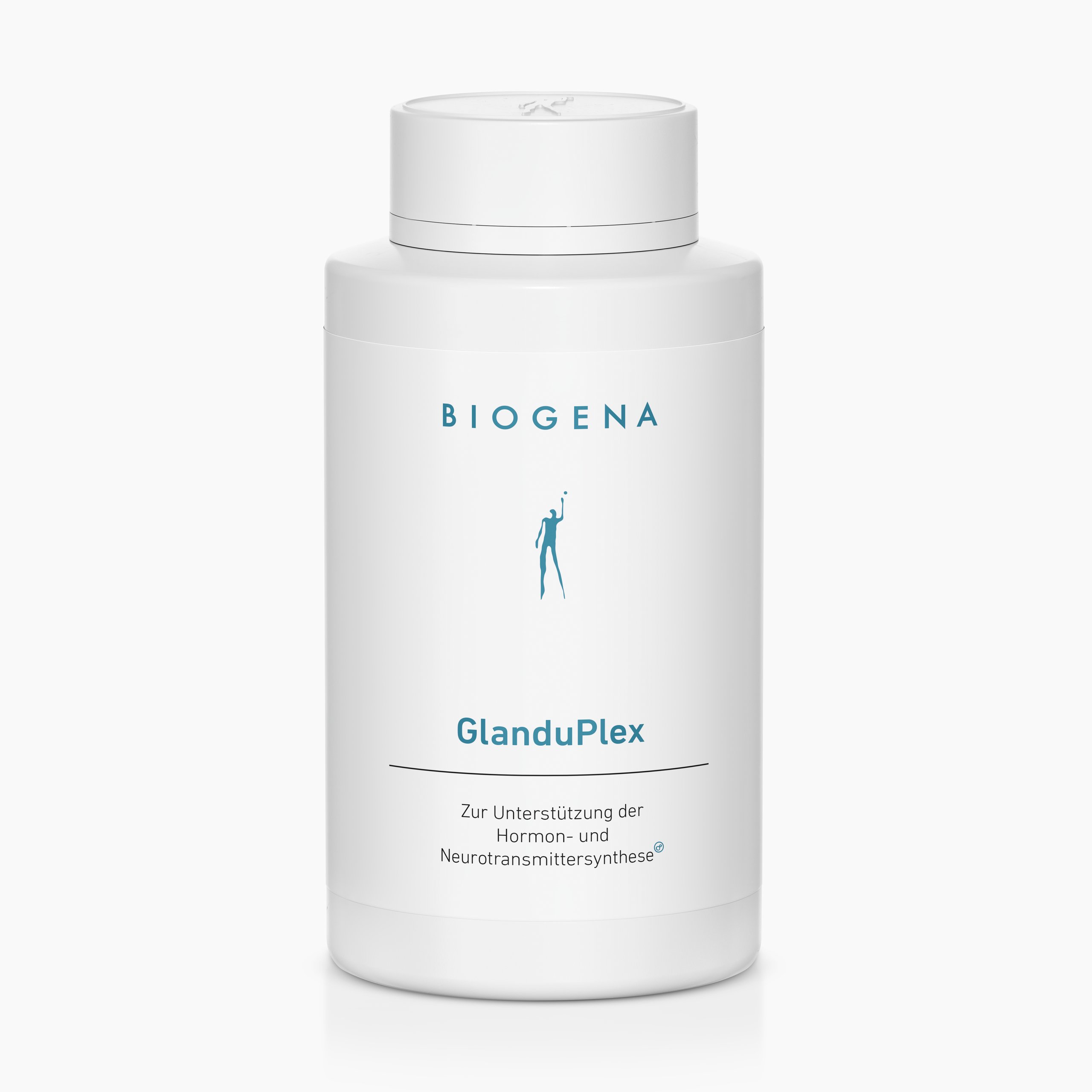 Biogena, GlanduPlex, Flasche, weiß, Zur Unterstützung der Hormon- und Neurotransmittersynthese®