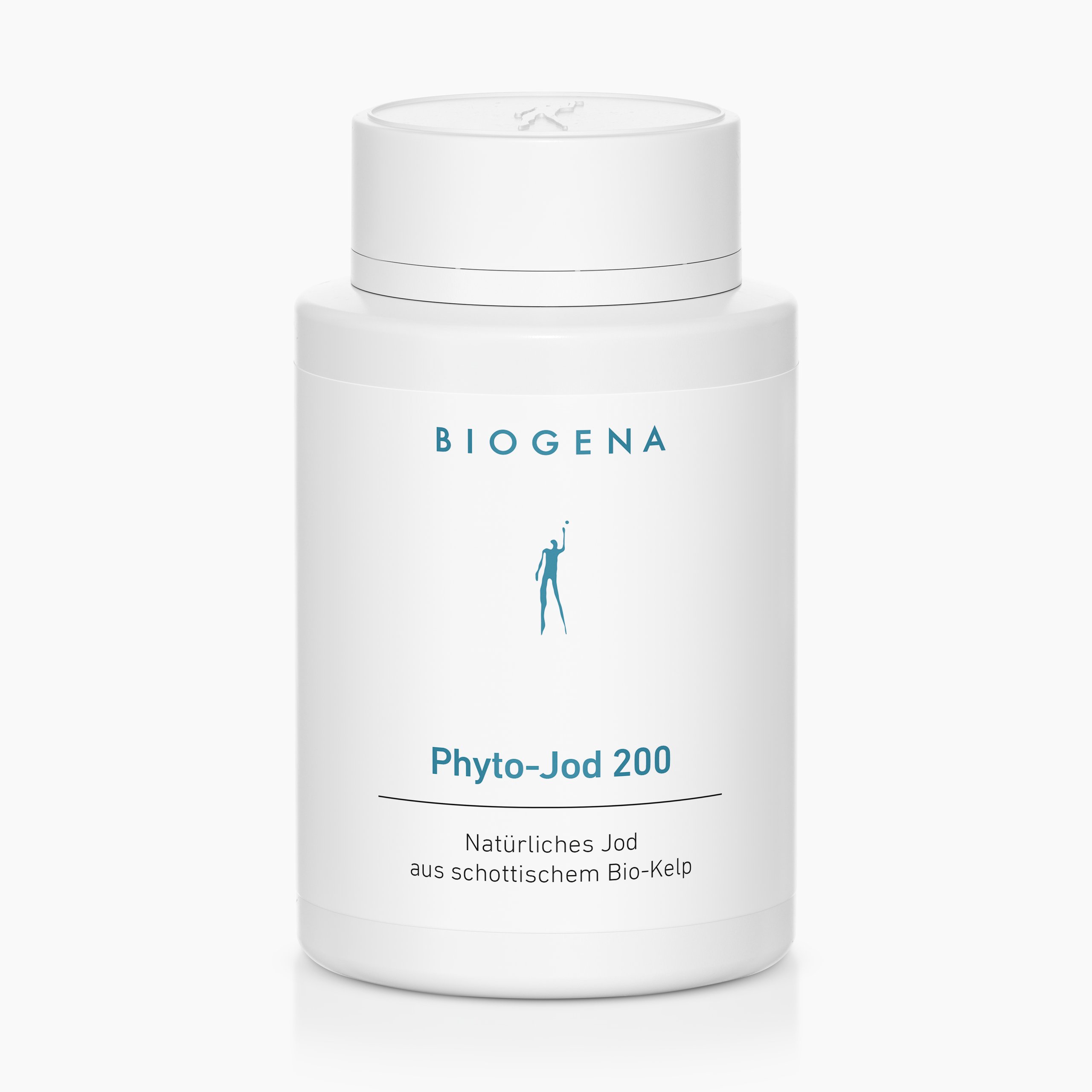 Biogena, Phyto-Jod 200, Fľaša, biela, Prírodný jód zo škótskeho bio kelpu