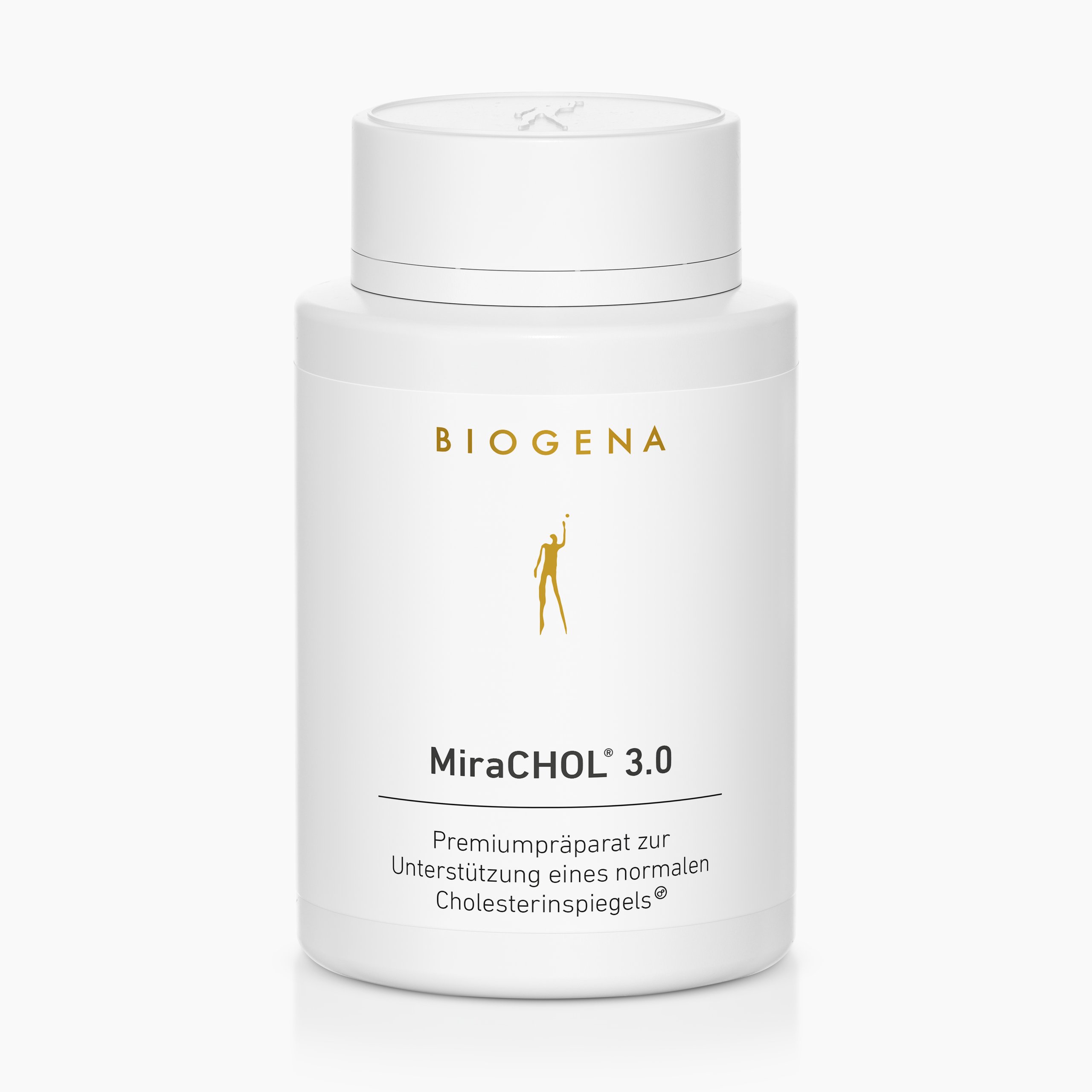 Biogena, MiraCHOL® 3.0, Flasche, weiß, Premiumpräparat zur Unterstützung eines normalen Cholesterinspiegels®