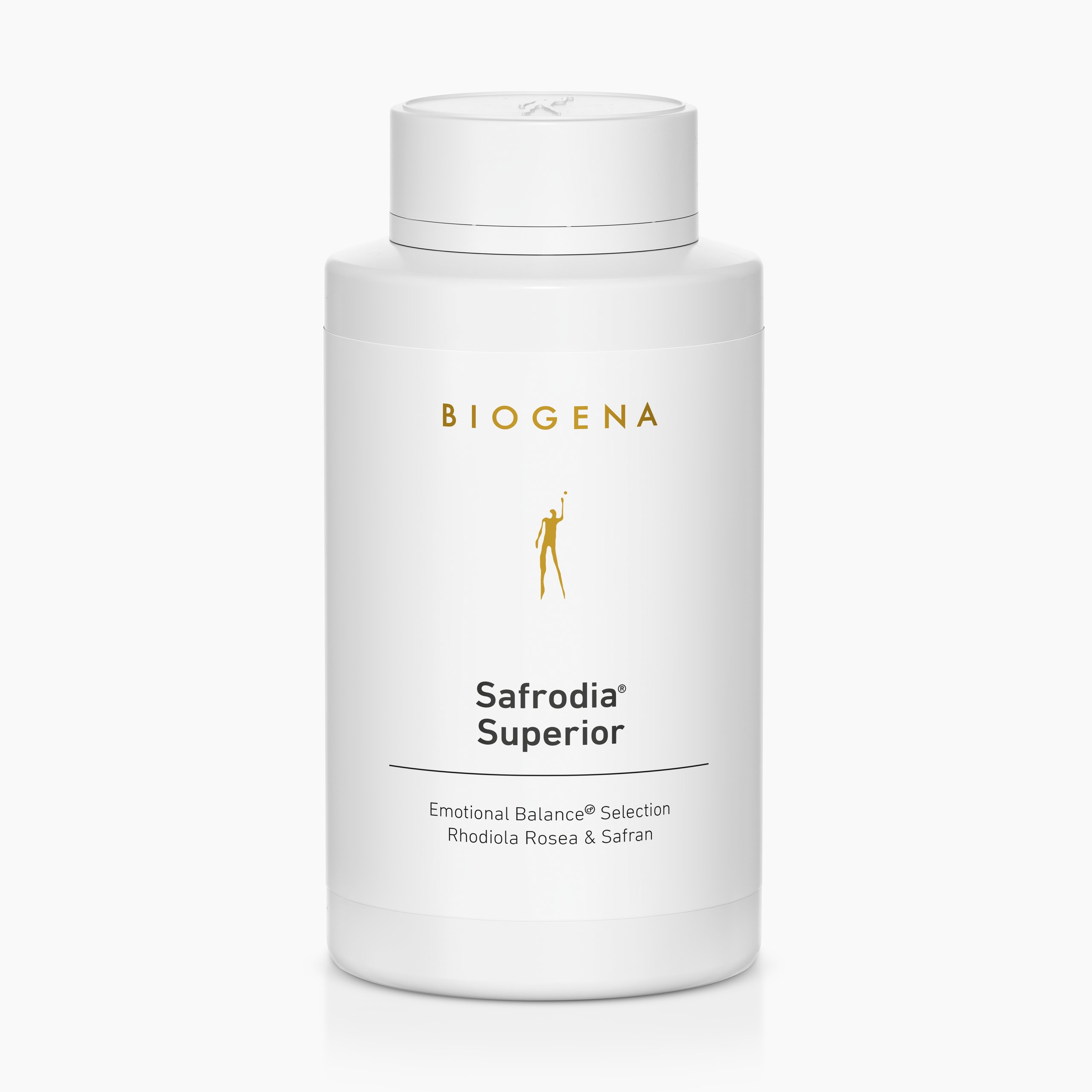 Biogena, Safrodia® Superior, Flasche, weiß, Emotional Balance® Auswahl Rhodiola Rosea & Safran