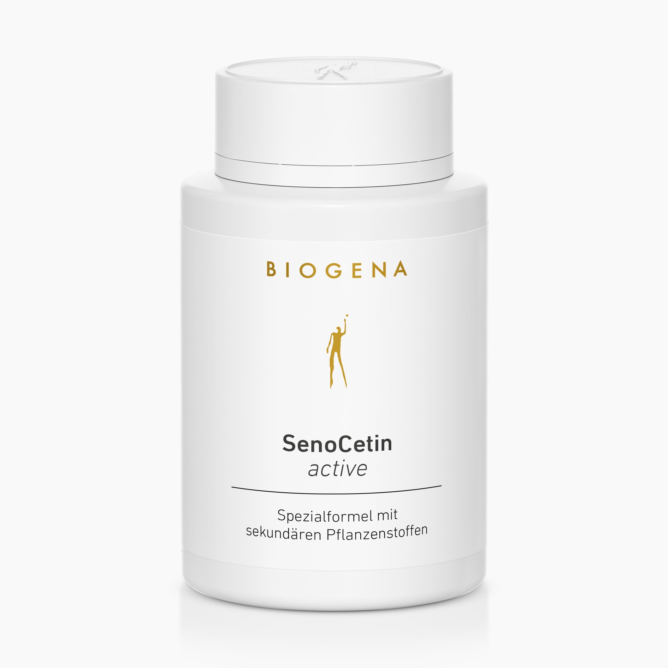 Biogena, SenoCetin active, Flasche, weiß, Spezialformel mit sekundären Pflanzenstoffen