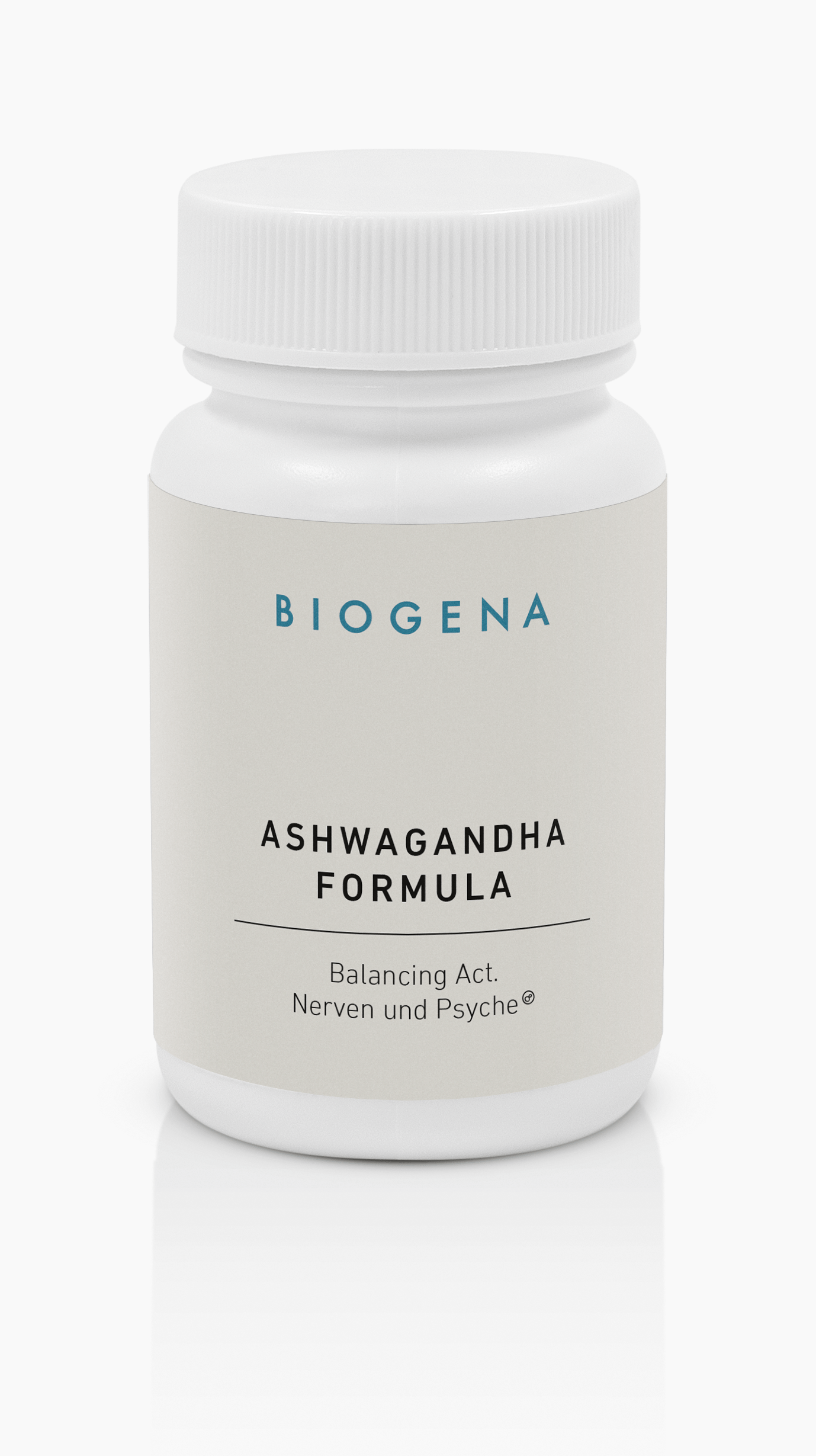 Biogena, ASHWAGANDHA FORMULA, Flasche, weiss, Ausgleichend Aktiv. Nerven und Psyche®