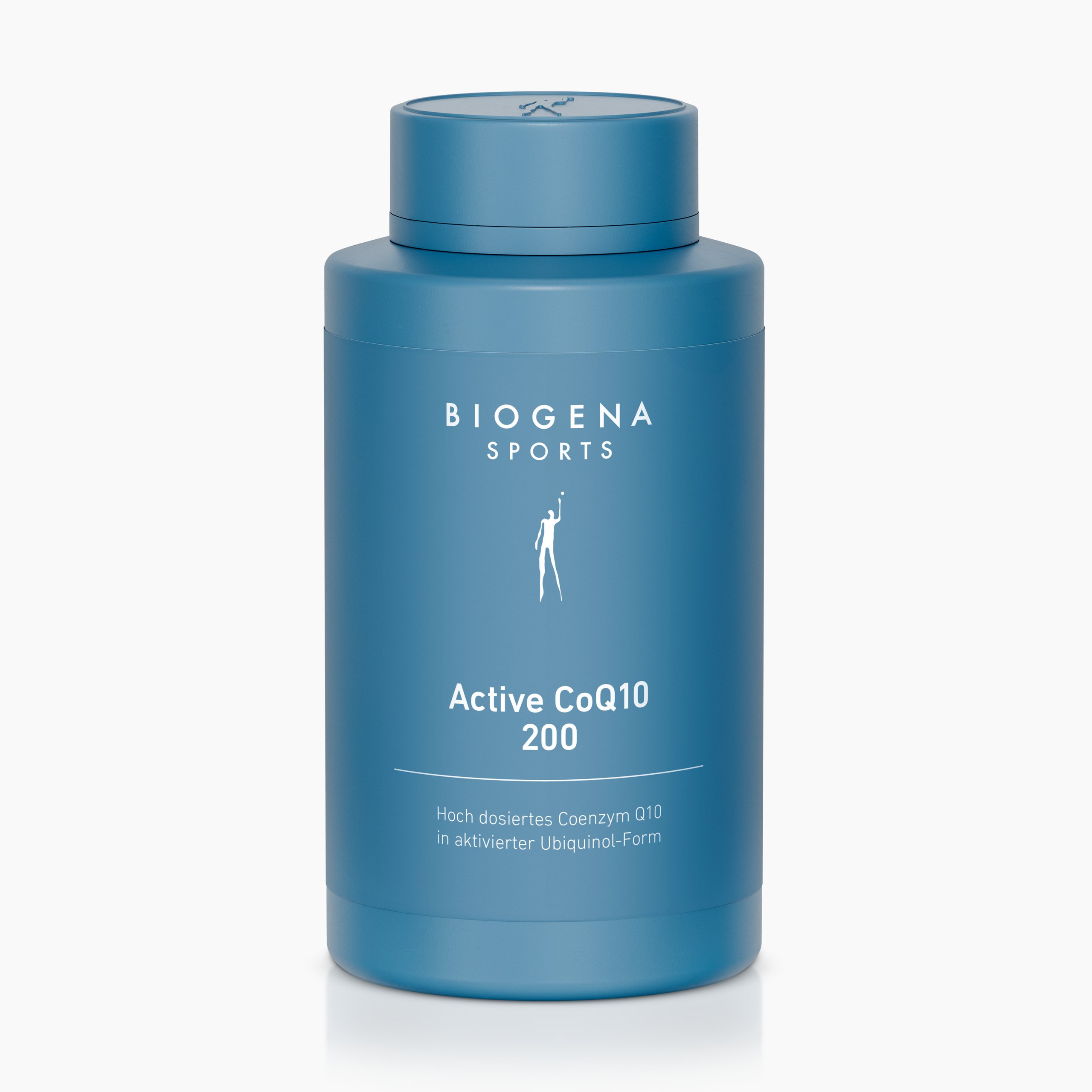 Biogena Sports, Active CoQ10 200, Flasche, petrol, Hoch dosiertes Coenzym Q10 in aktivierter Ubiquinol-Form