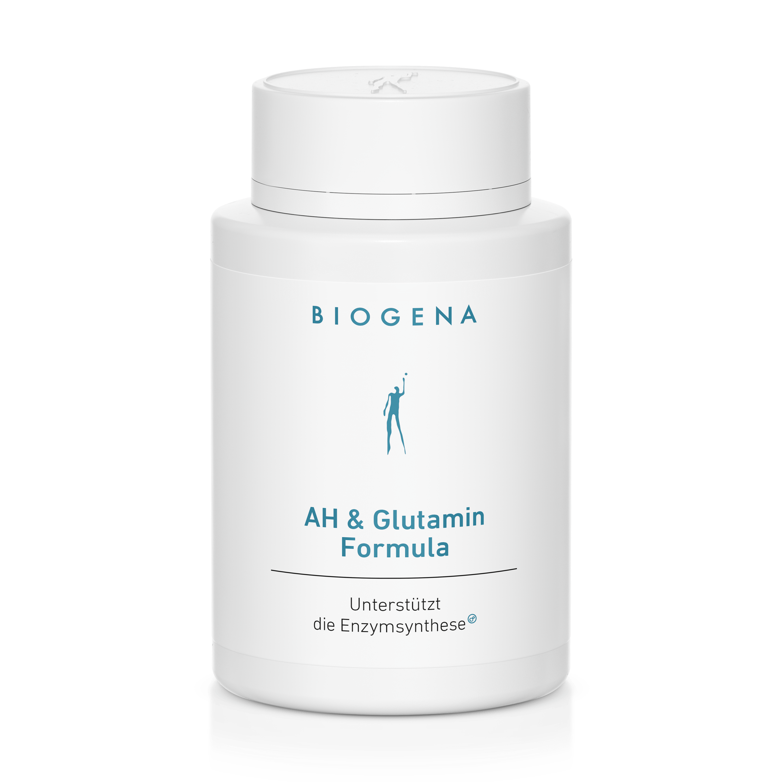 Biogena, AH & Glutamin Formula, Sticlă, alb, Susține sinteza enzimelor®