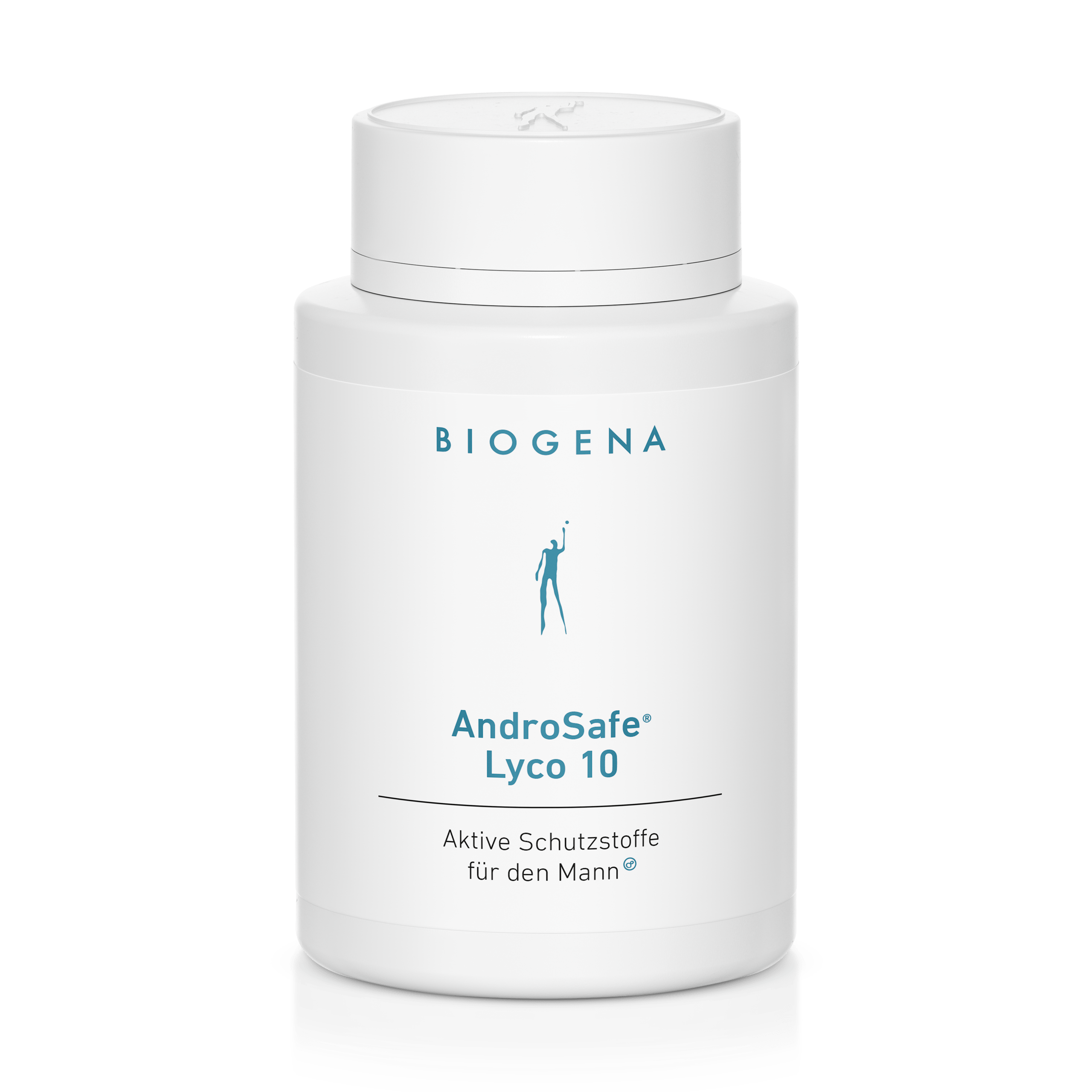 Biogena, AndroSafe® Lyco 10, Sticlă, alb, Substanțe de protecție active pentru bărbat®