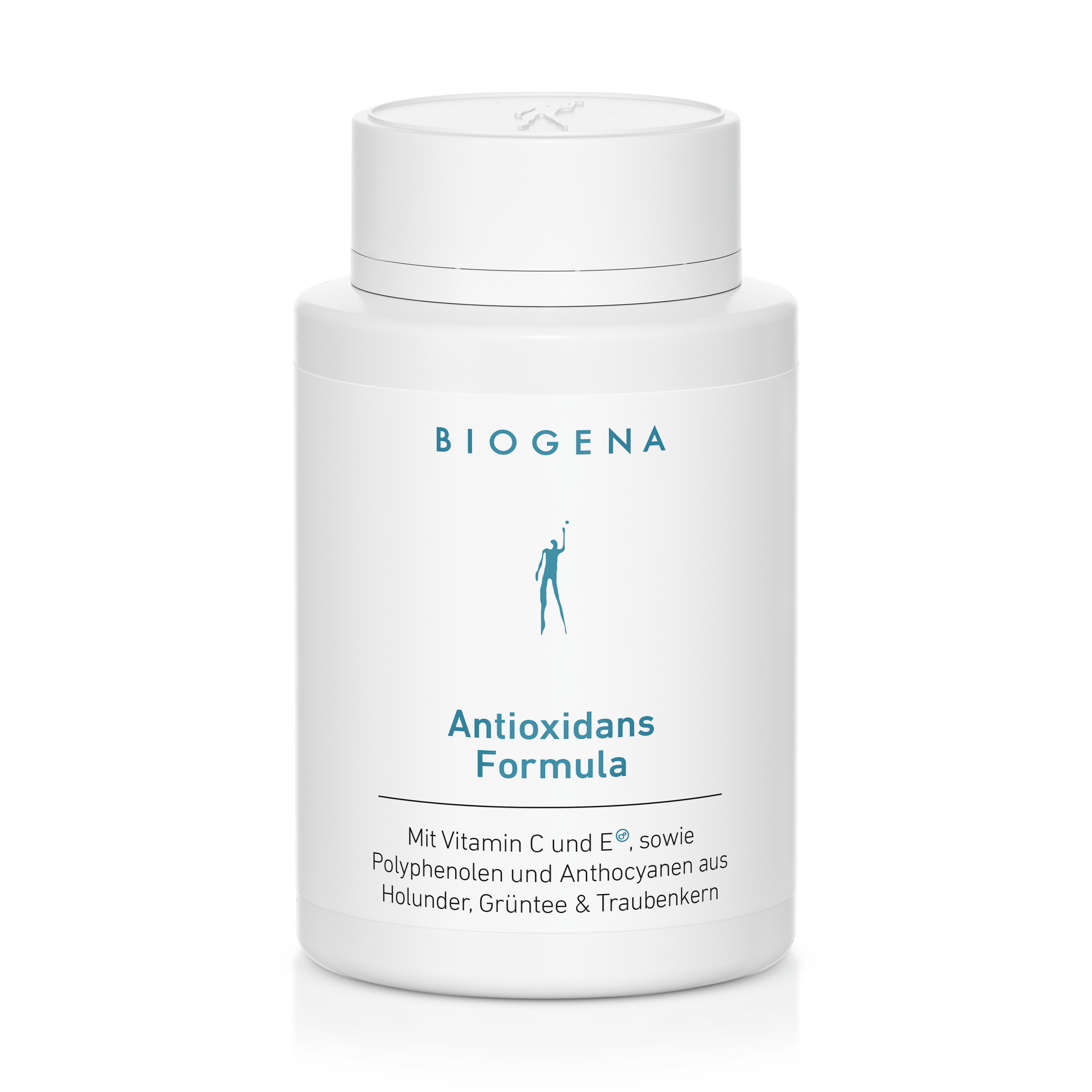 Biogena, Antioxidans Formula, Sticlă, alb, Cu vitamina C și E®, precum și polifenoli și antociani din soc, ceai verde & sâmburi de struguri