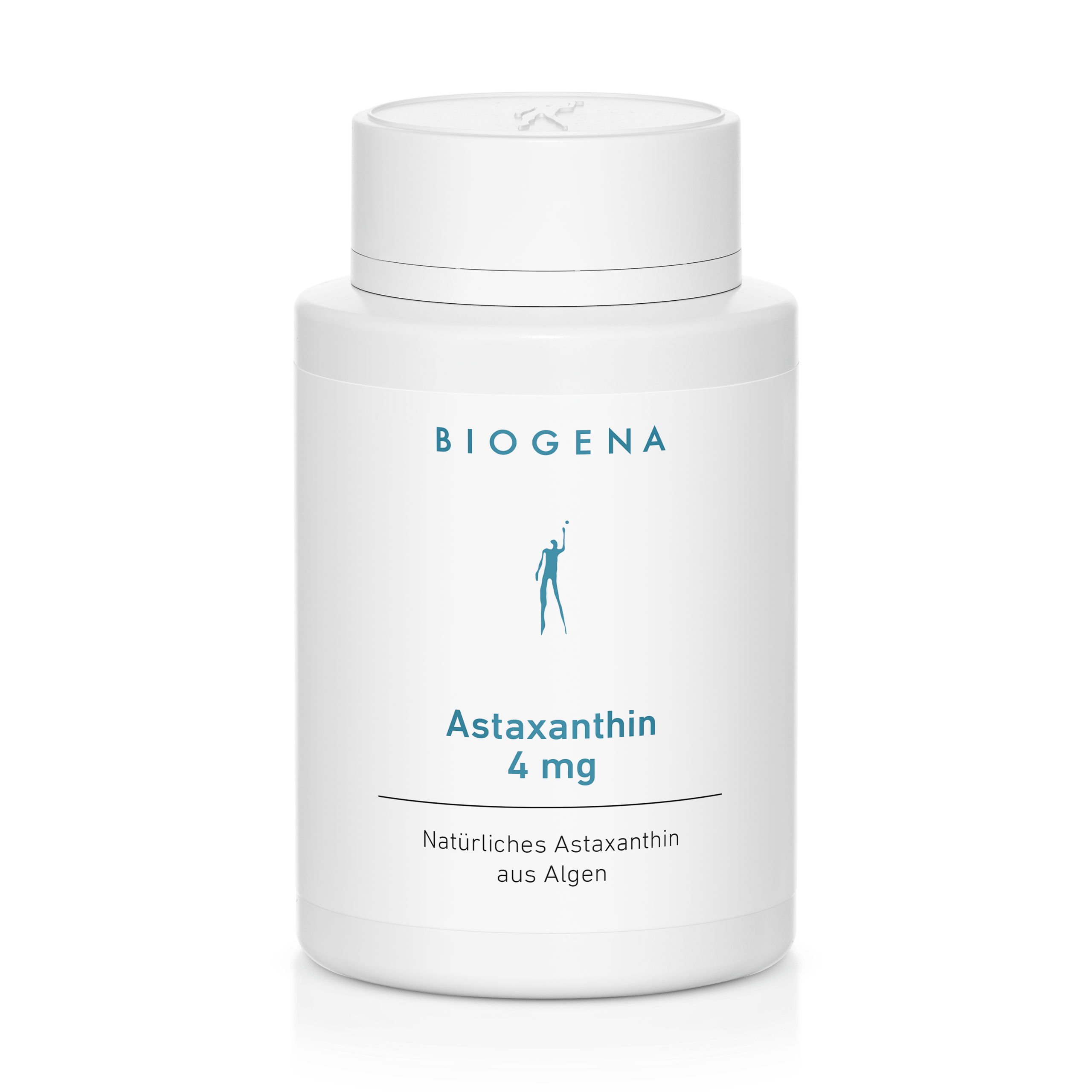 Biogena, Astaxanthin 4 mg, Sticlă, alb, Astaxantină naturală din alge