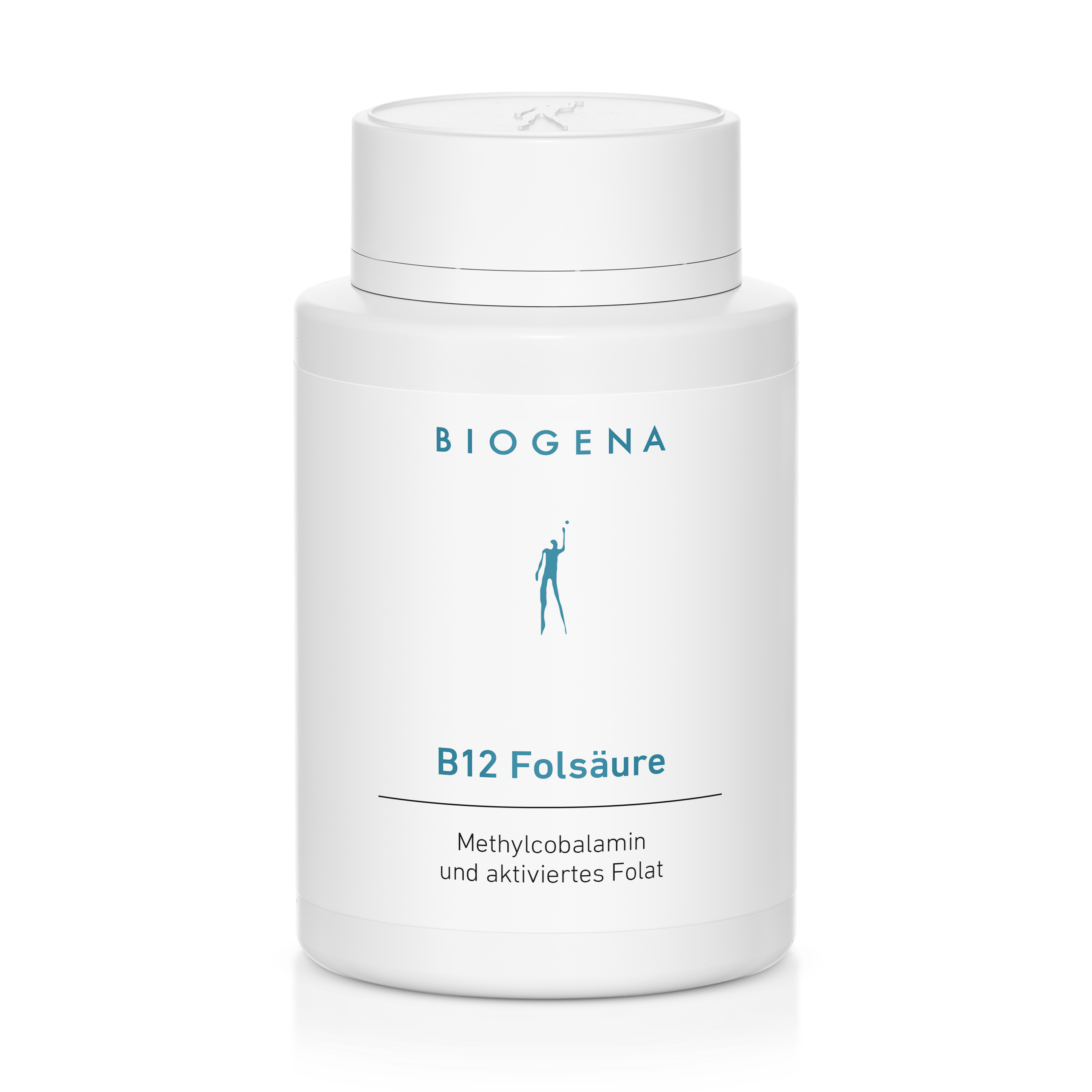 Biogena, B12 Folsäure, Sticlă, alb, Metilcobalamină și folat activat