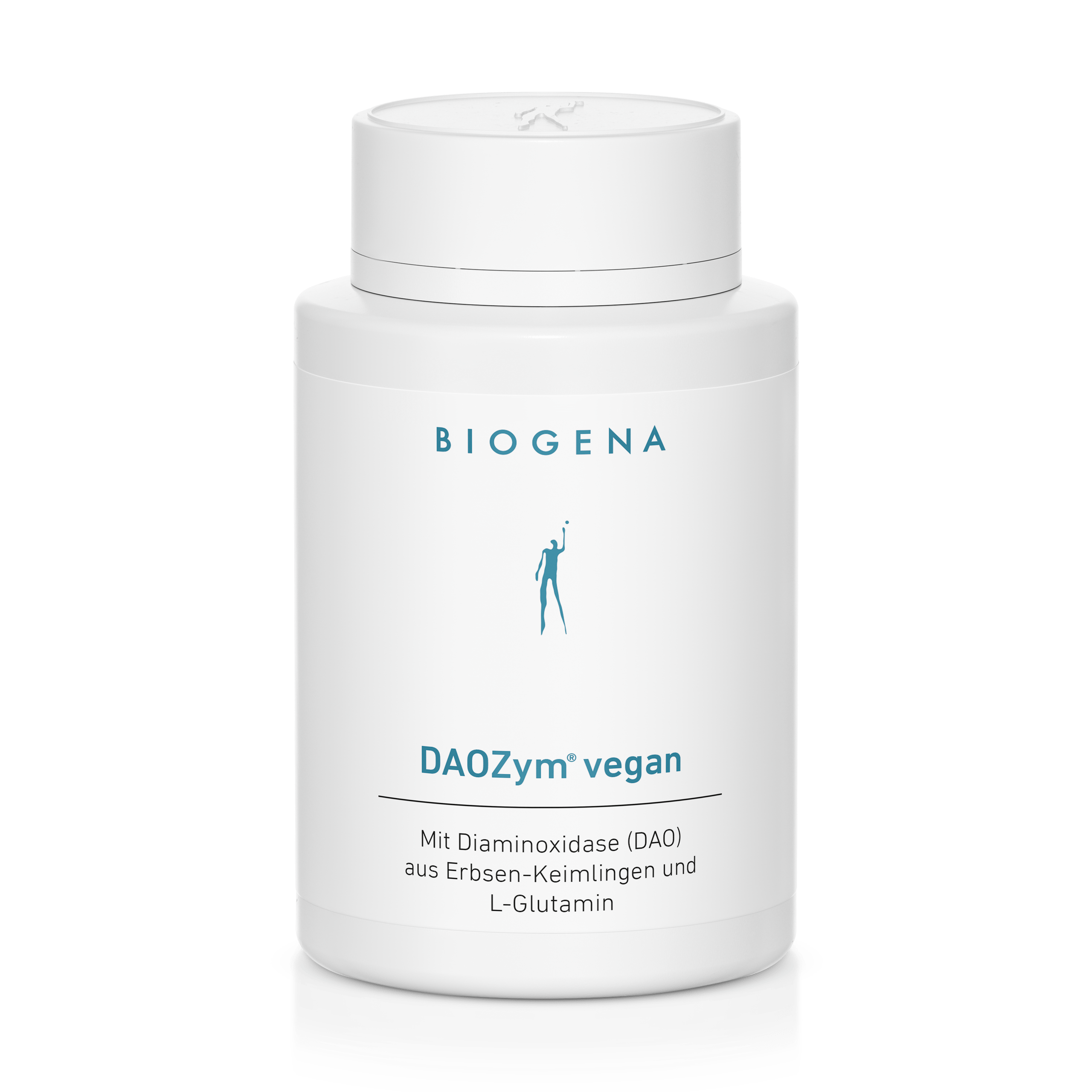 Biogena, DAOZym® vegan, Sticlă, alb, Cu diaminoxidază (DAO) din germeni de mazăre și L-glutamină