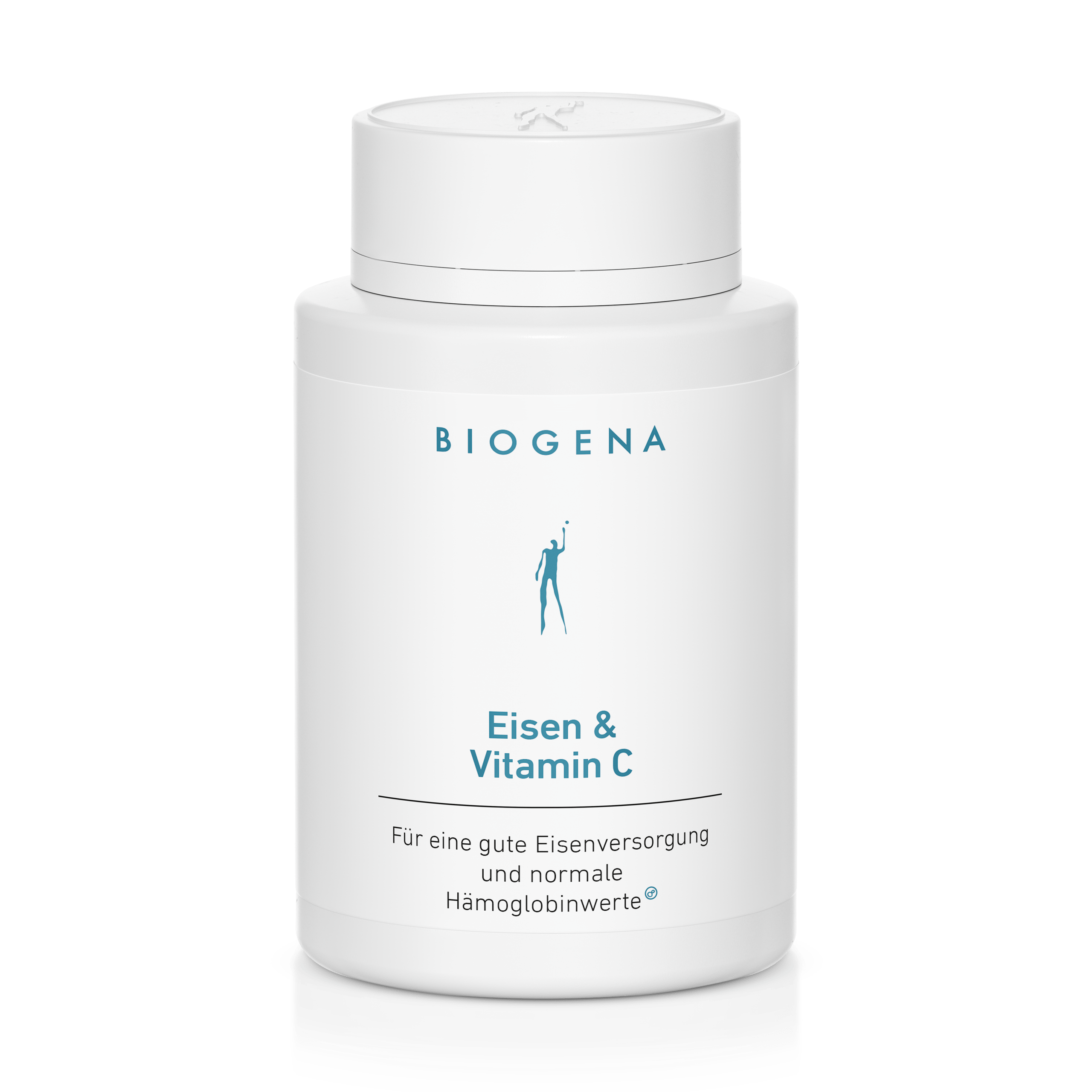 Biogena, Eisen & Vitamin C, Sticlă, alb, Pentru un aport bun de fier și valori normale ale hemoglobinei®